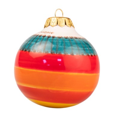 Christmas Bauble Pantelleria Ceramiche De Simone Pottery Christmas Bauble Pantelleria Ceramiche De Simone Pottery